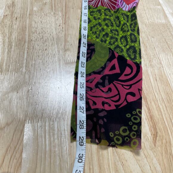 Fuzzi Jean Paul Gaultier NWOT Sleeveless Mesh Abstract Jumpsuit Strawberry XS - Picture 8 of 8